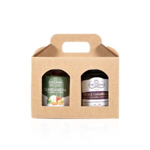 Confezione giardiniera e cipolle caramellate